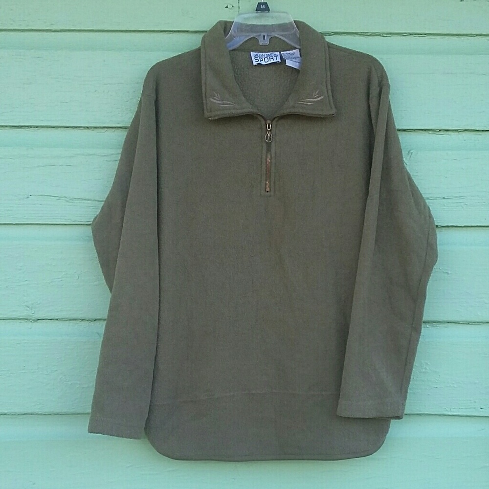 Jaclyn Sport Cardigan Pullover Sweater XL Fleece Woman's Jacket Coat